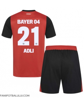 Bayer Leverkusen Amine Adli #21 Echipament de Fotbal Replică 2024-25 Copii Acasa (+ Șorturi)